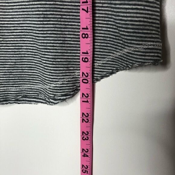 Anthropologie Postage Stamp Gray White Stripe Tank - Picture 11 of 11